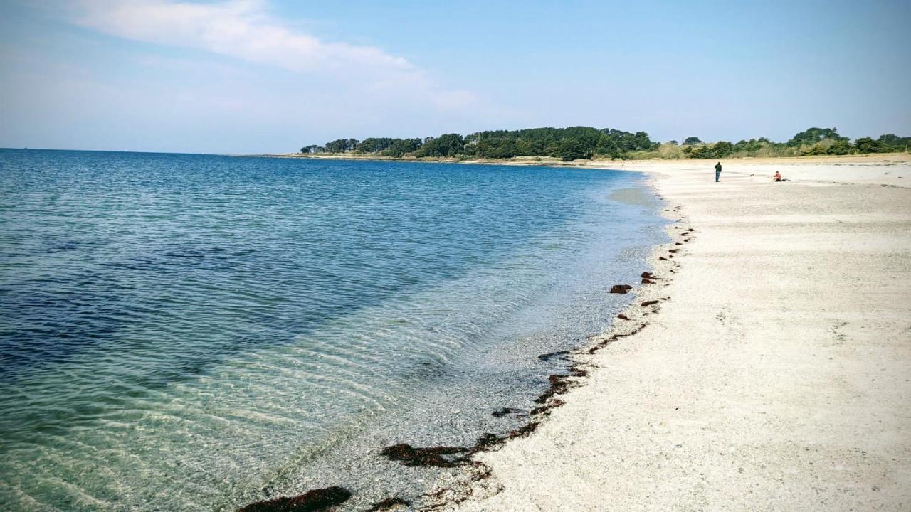 Maison récente avec vue mer, plage et port à pied Sarzeau Esterno foto
